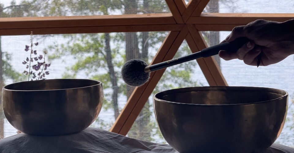 Tibetan singing bowl massage